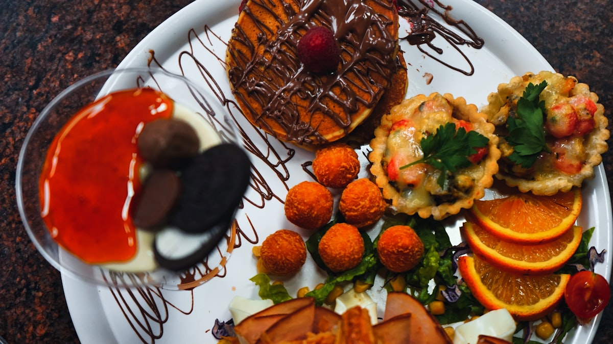 Plat de légumes grillés sans huiles transformées